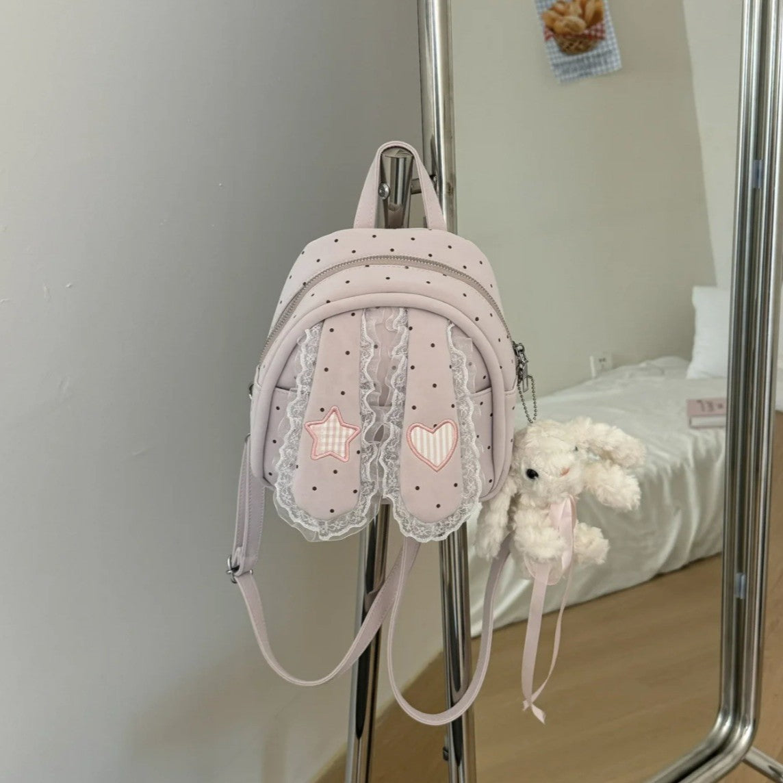 Super Cute Polka Dot Rabbit Ear Mini Female Fashion Bags