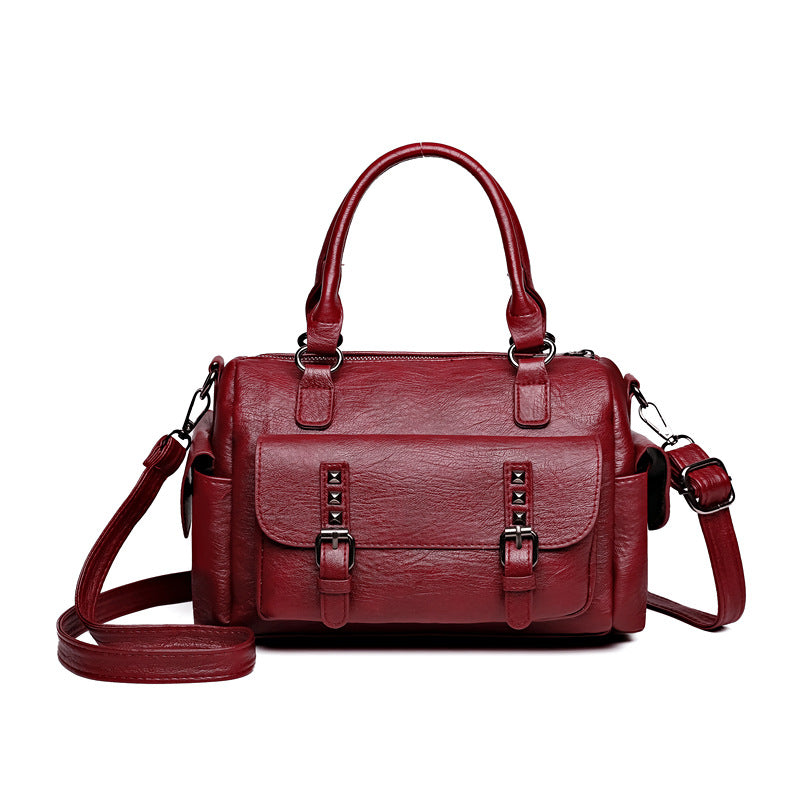 New Women's Fashion Large Capacity Vintage Women's Handbag