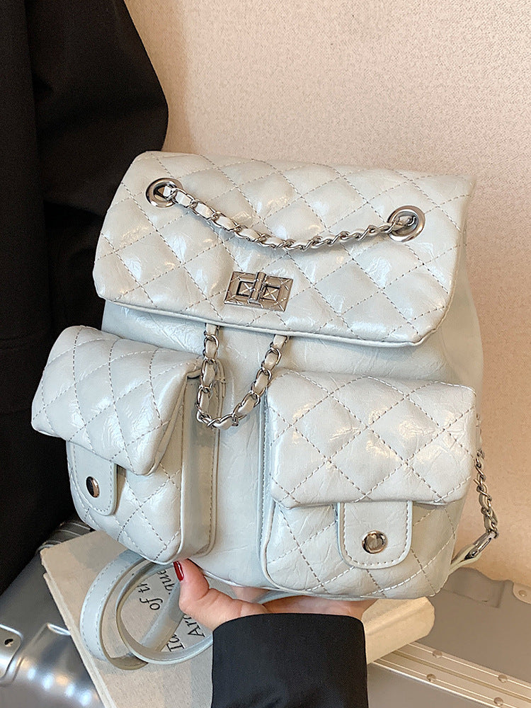 Women's Chic Rhombus Chain Temperament Wild High-grade Women's Shoulder Bag