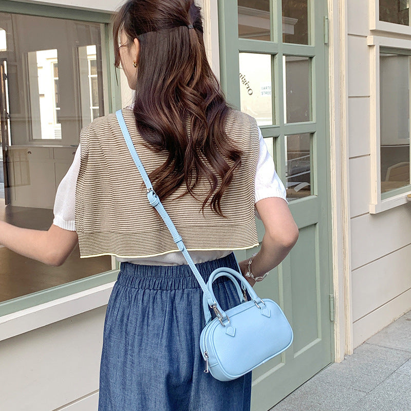 Women's Design Korean Simple Elegant Hand Holding Pillow High-grade Small Square Bags