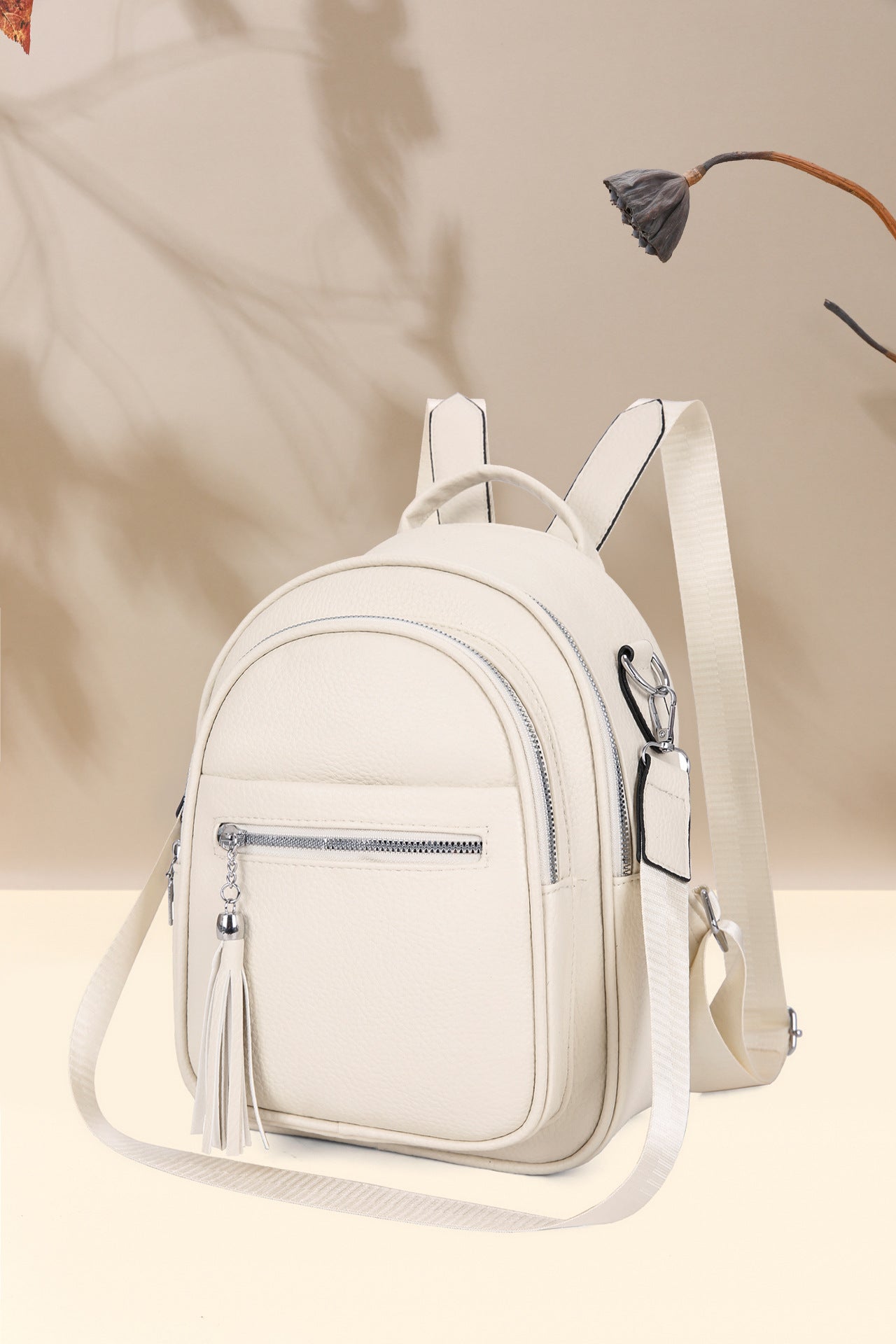 Women's Texture Soft Leather Fashion Western Style Women's Backpack
