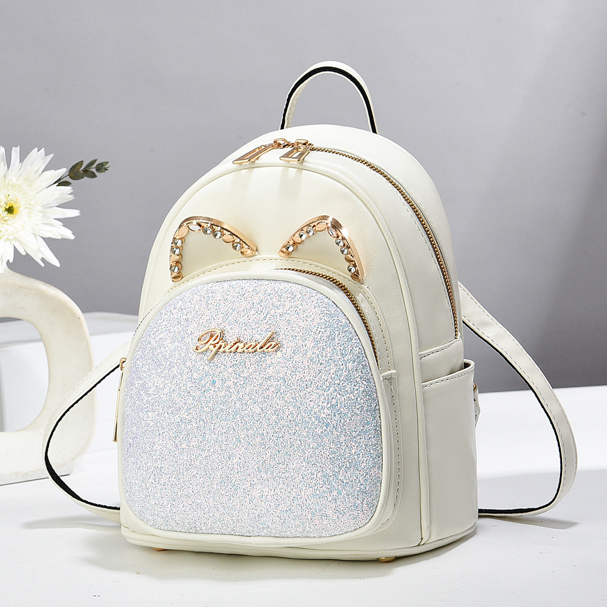 Women's Sequin Trendy Versatile Large Capacity Commuter Women's Backpack