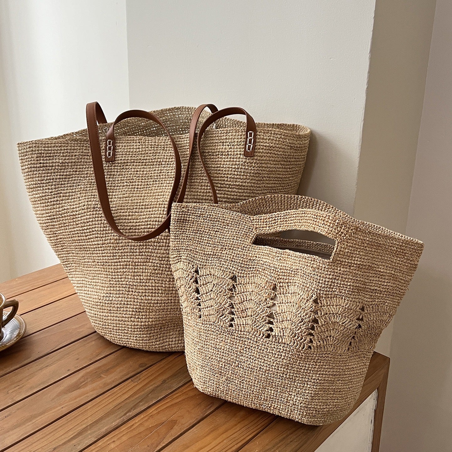 Woven Vacation Style Beach Female Summer Leisure Commute Bags