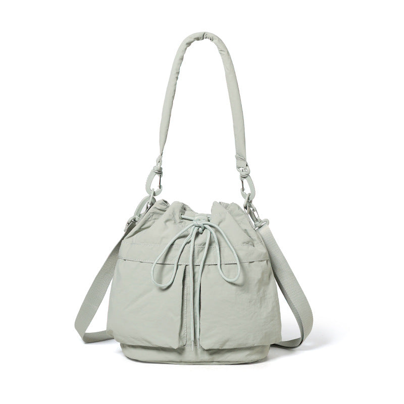 Women's Drawstring Portable Simple Large Capacity Women's Messenger Bag