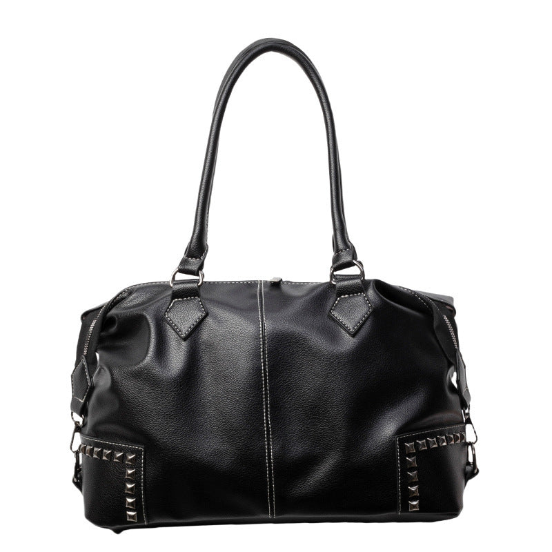 Attractive Women's Large Capacity Fashion Rivet Tote Bag