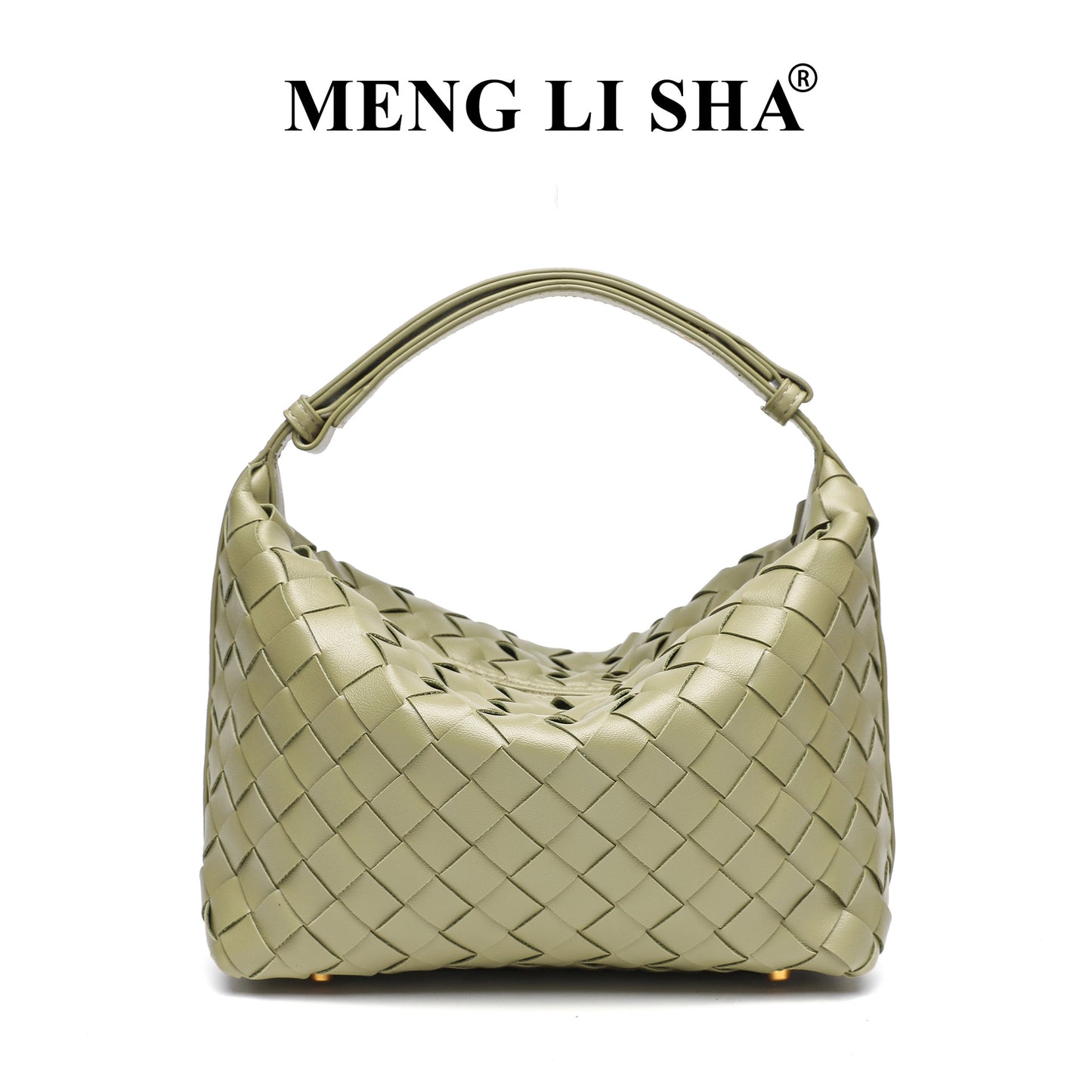 Women's Advanced Texture Woven Portable Lunch Fashion Simple Bags