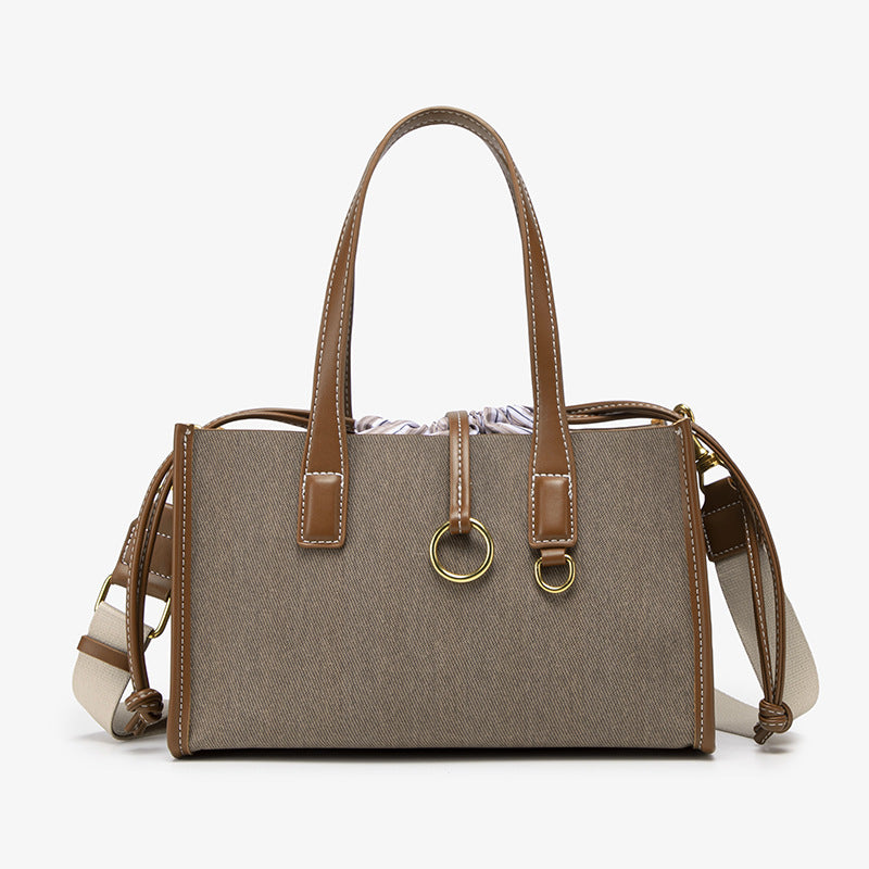Women's Z Home Large Capacity Simple Stiff Women's Messenger Bag