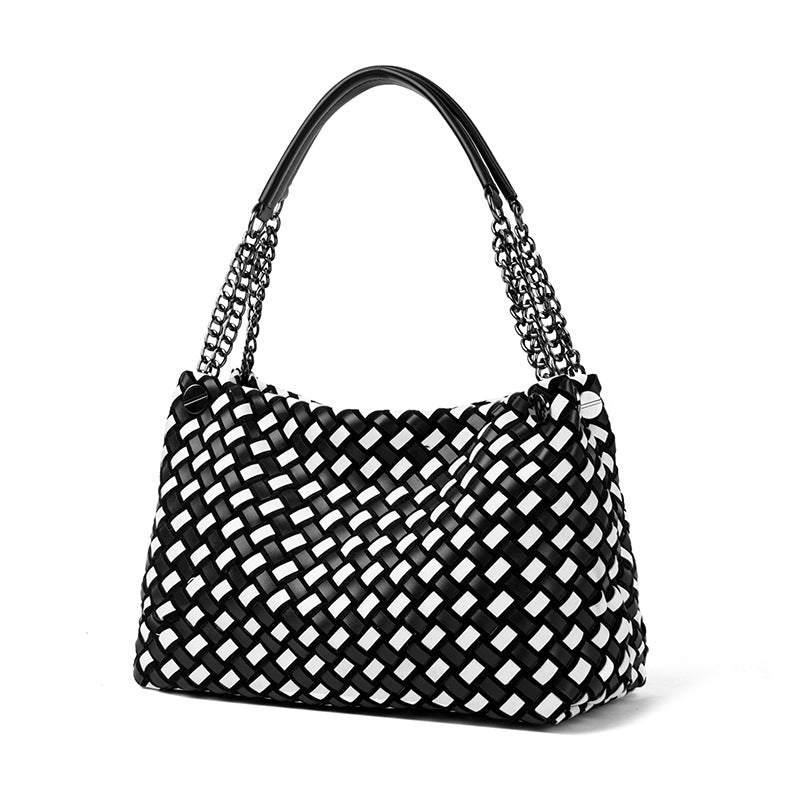 Women's Vintage Weave Leisure Underarm Basket Women's Shoulder Bag