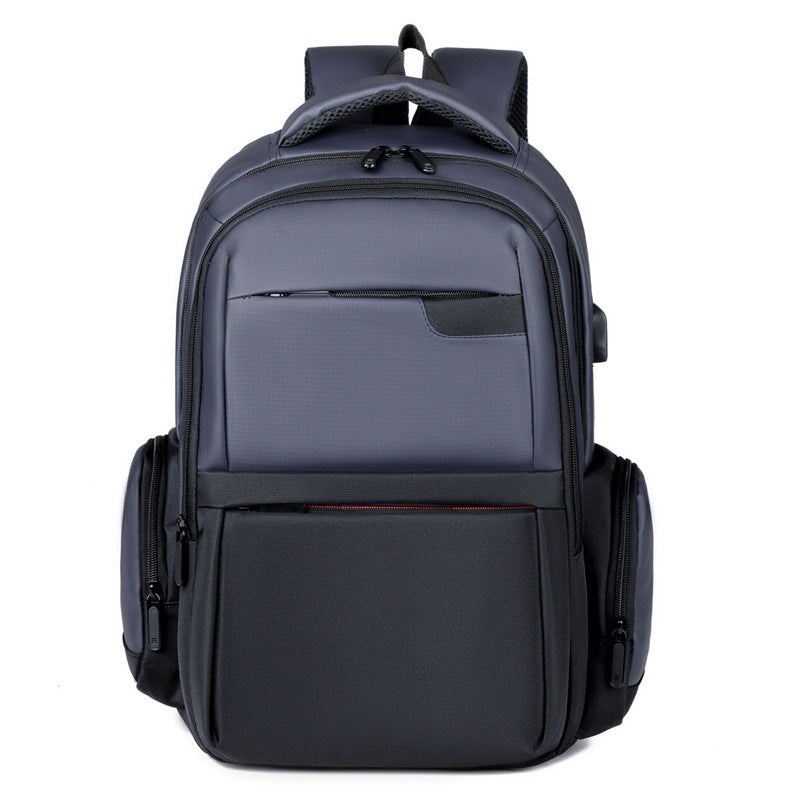 Men's Large Capacity Business Simple Western Style Multifunctional Backpacks