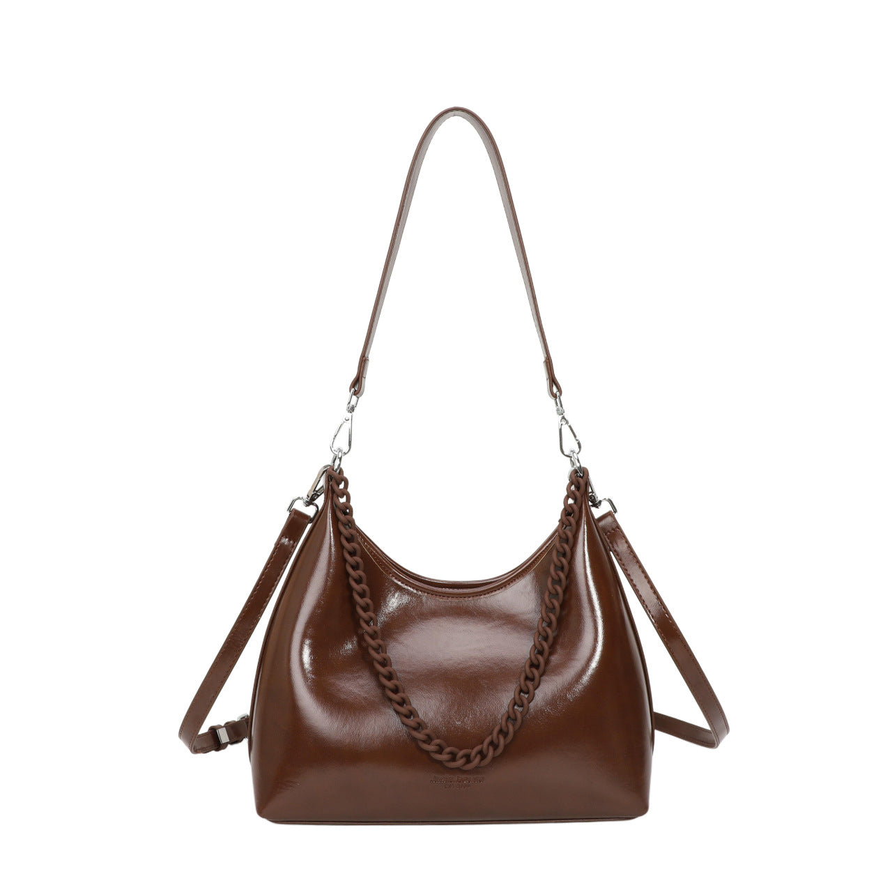 Women's Capacity Soft Leather Textured Retro Affordable Luxury Simple Underarm Bag