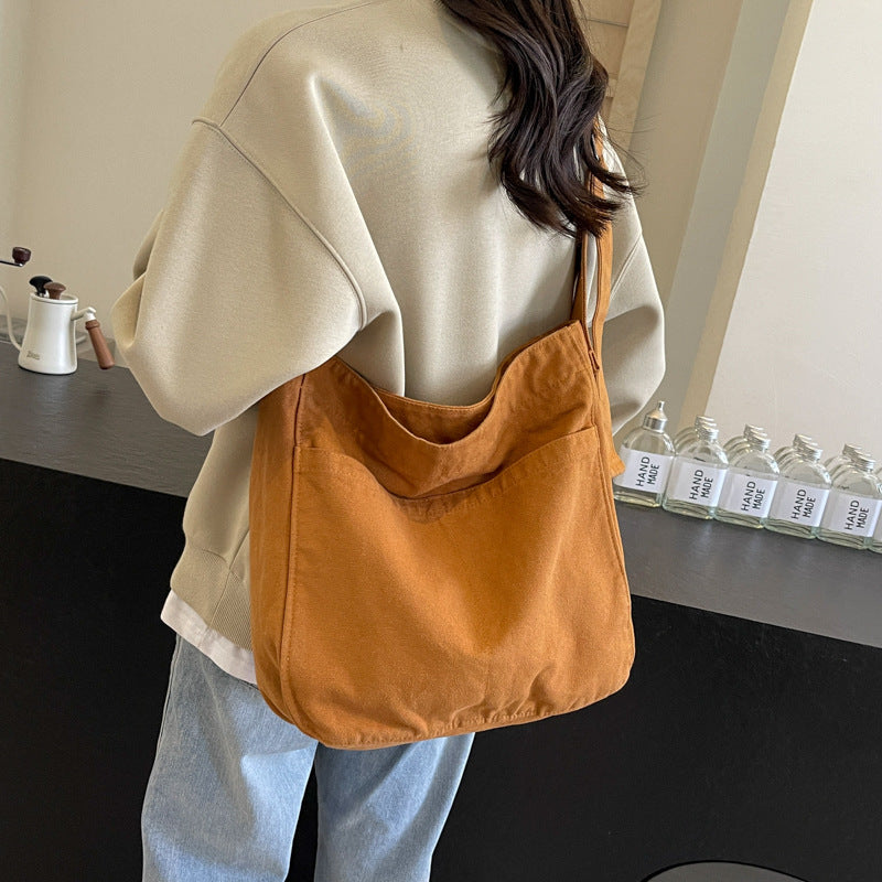 Women's Large Capacity Leisure Commute Simple Fresh High-grade Women's Messenger Bag