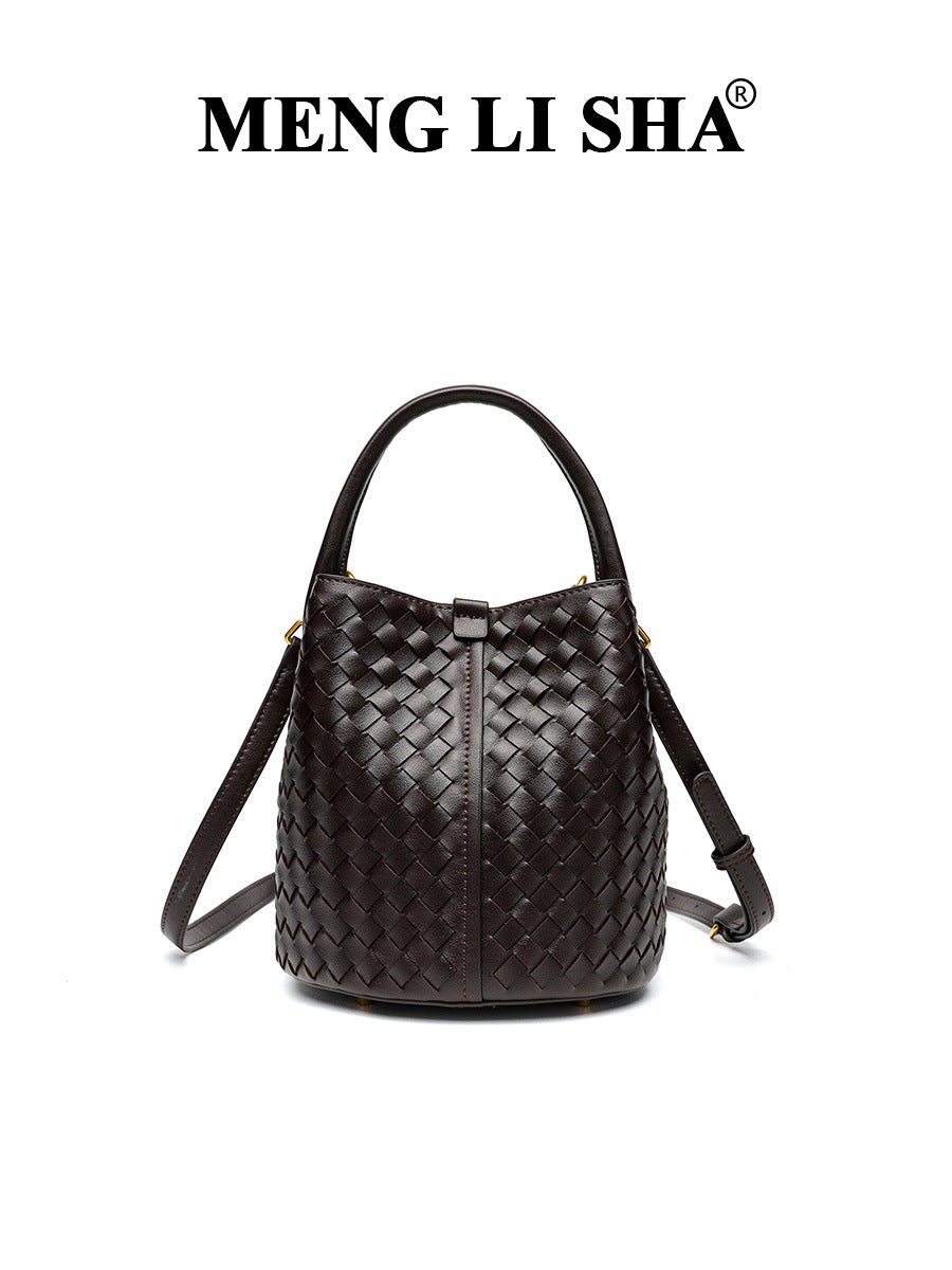 Women's Stylish Niche Woven Large Capacity Portable Women's Handbag