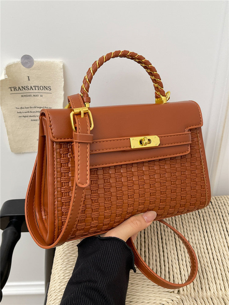 Women's Simple Fashion Western Style High Sense Small Square Bags