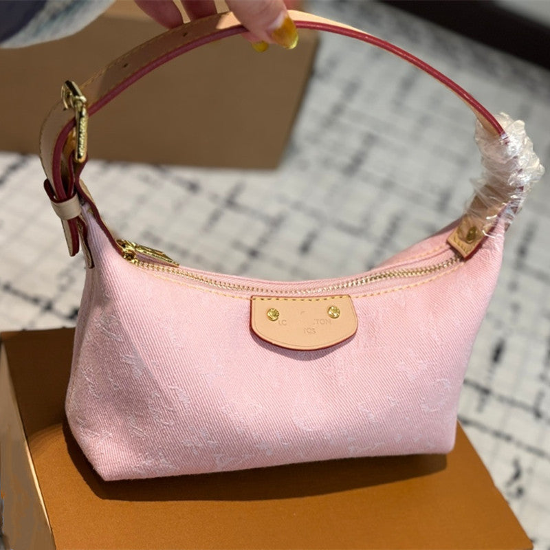Women's Denim Lunch Box Pea Ingot Portable Underarm Bag