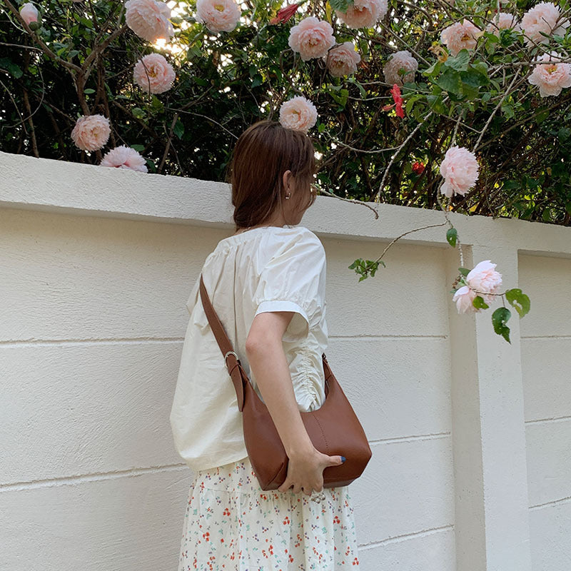 Women's Fashion Korean Style Dumpling Retro Portable Underarm Bag