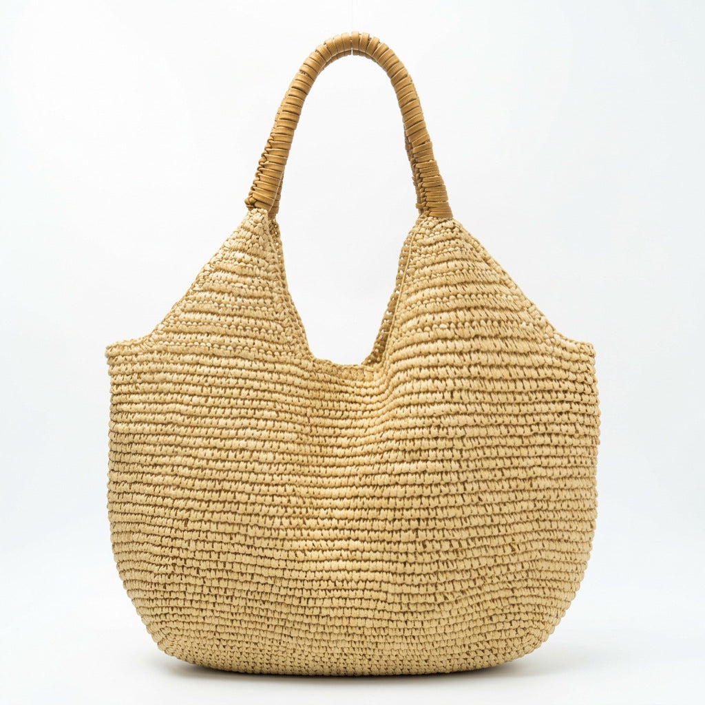 Women's High Sense Straw Hand-woven Large Capacity Vacation Bags