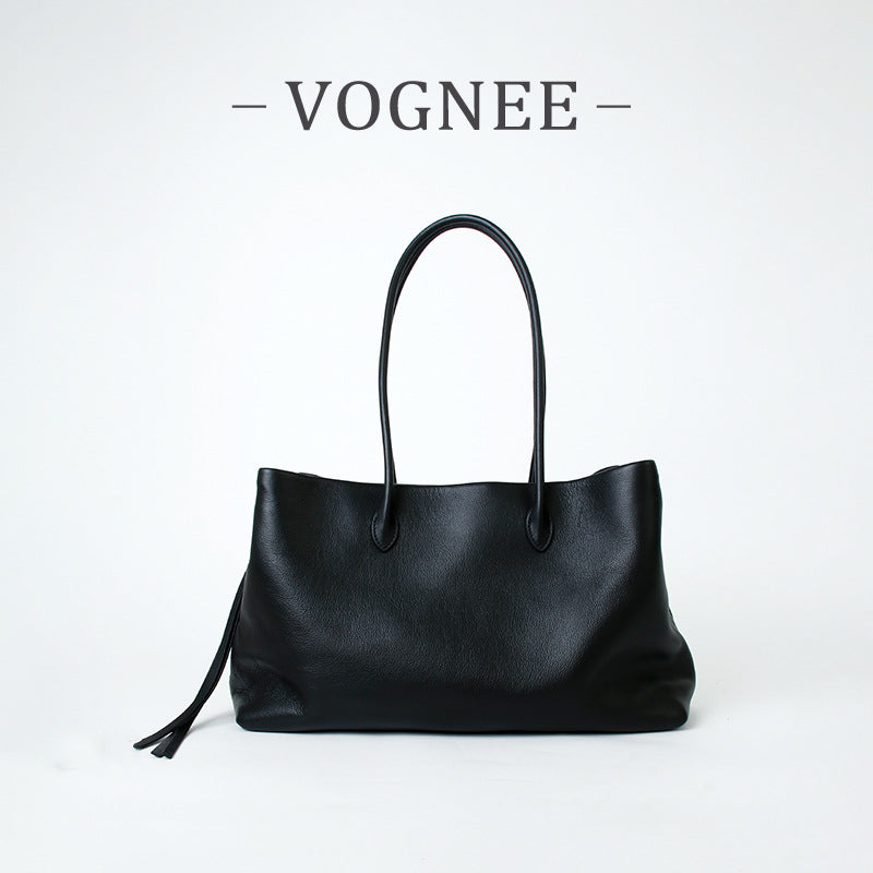 Cattlehide Leather Surface Fashionable Suede Commuter Design Bags