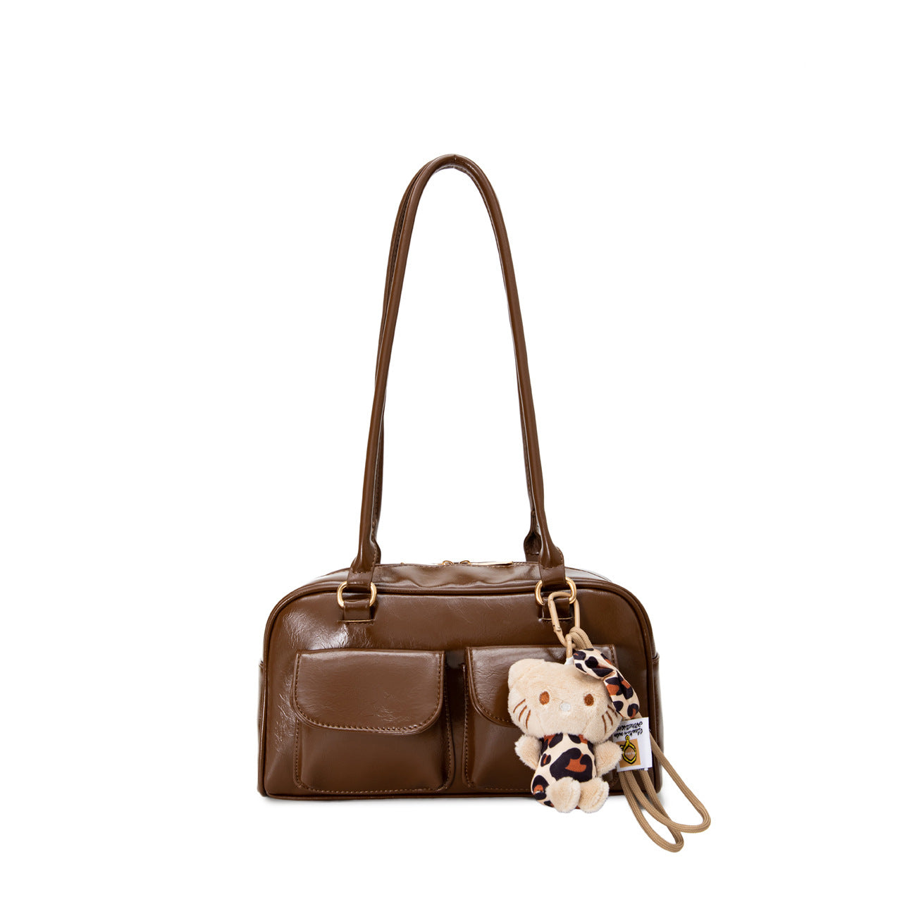 Women's Niche Underarm Large Capacity Retro Simple Commute Tote Bags