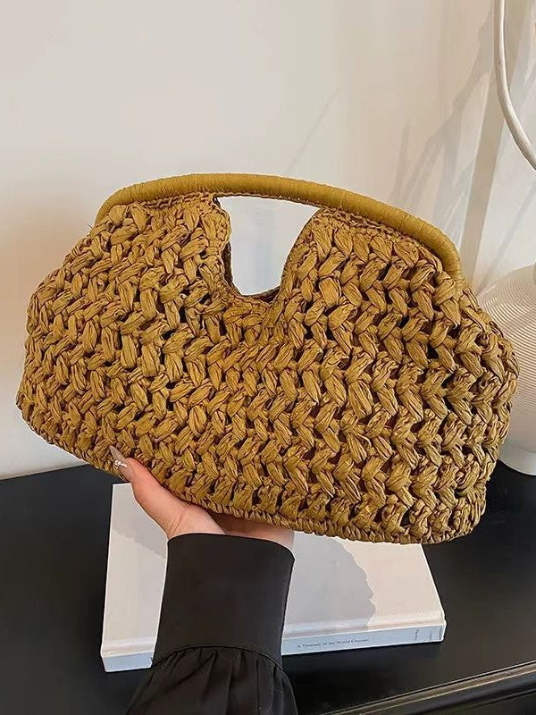 Women's Hand Carrying Straw Special Interest Light Luxury High Tote Bag