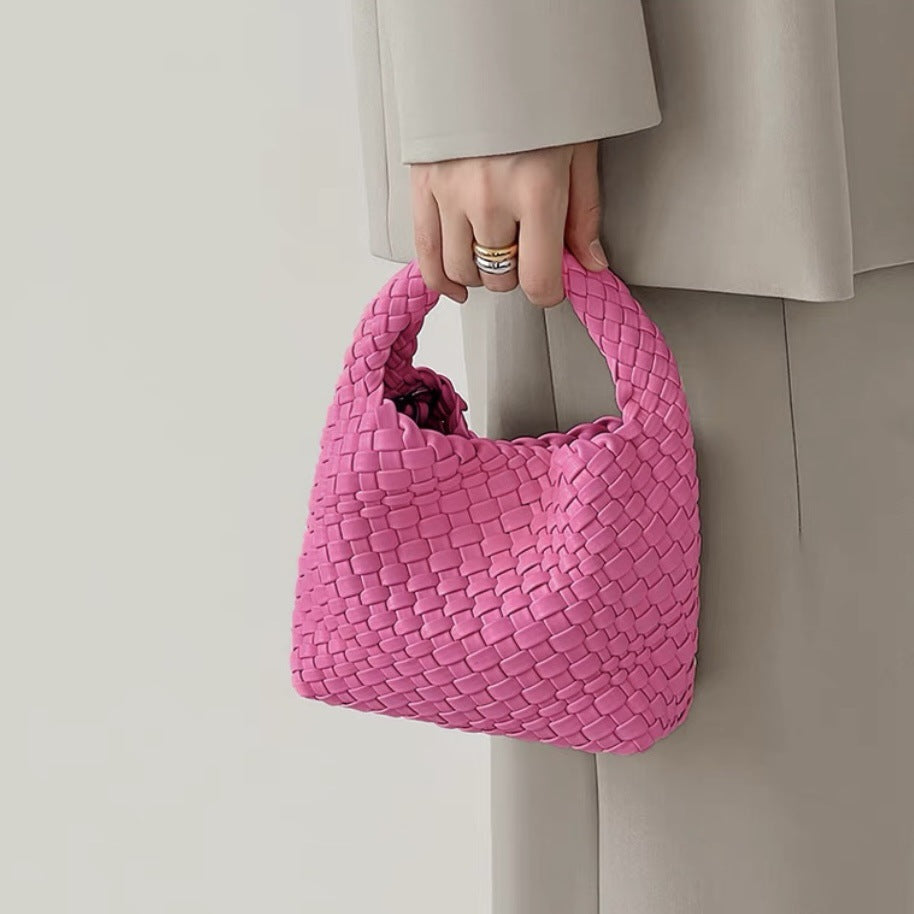 Women's Pretty Spinach Sailor Hand-woven Portable Women's Handbag