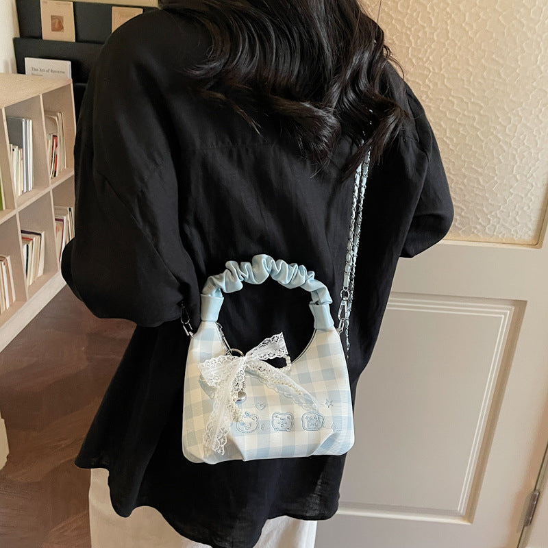 Women's Korean Style Niche Pleated Fashion High-grade Underarm Bag