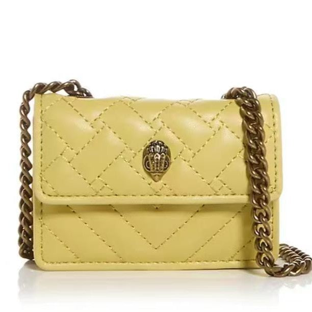 Head Contrast Color Diamond Embroidery Thread Women's Messenger Bag
