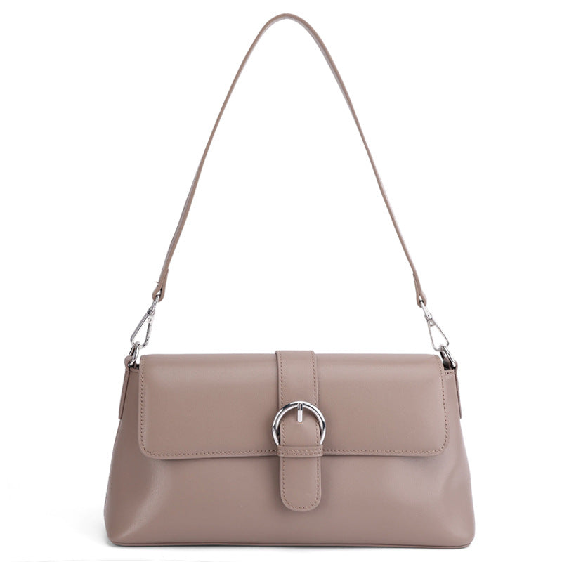 Women's Special Interest Light Luxury Baguette High-grade Leather Versatile High Quality Women's Messenger Bag
