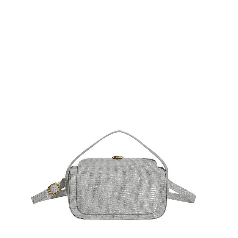 Women's High-grade Portable Box Textured Western Style Women's Messenger Bag