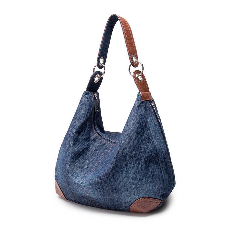 Durable Women's Denim Large Canvas Fashion Women's Messenger Bag