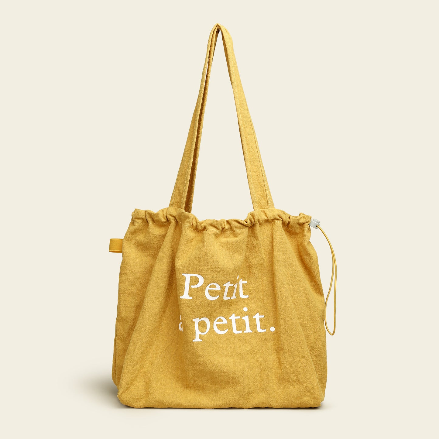 Women's Artistic Linen Large Capacity Idle Style Portable Drawstring Women's Shoulder Bag