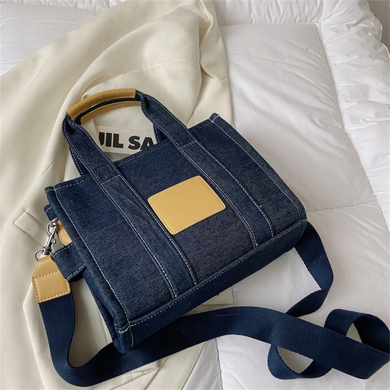 Women's Canvas Fashionable Fashion Portable Large Capacity Women's Messenger Bag