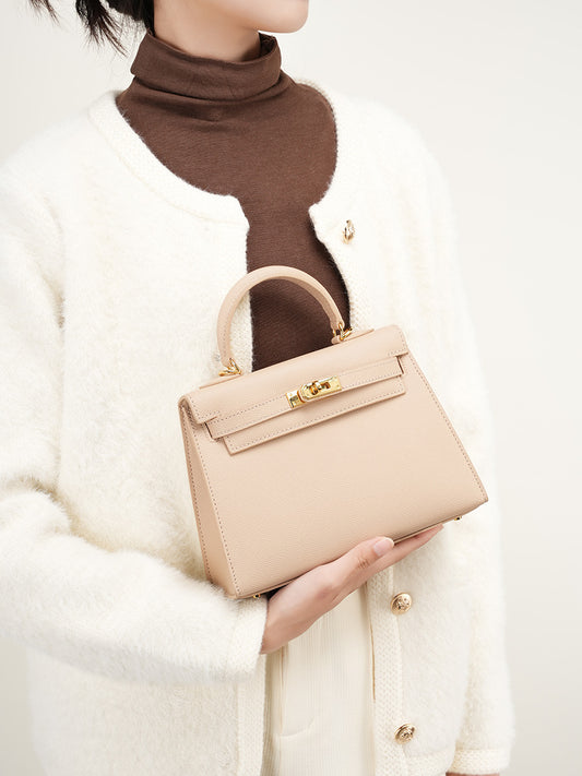 Women's Palm Print Genuine Leather Cali Fashion Bags