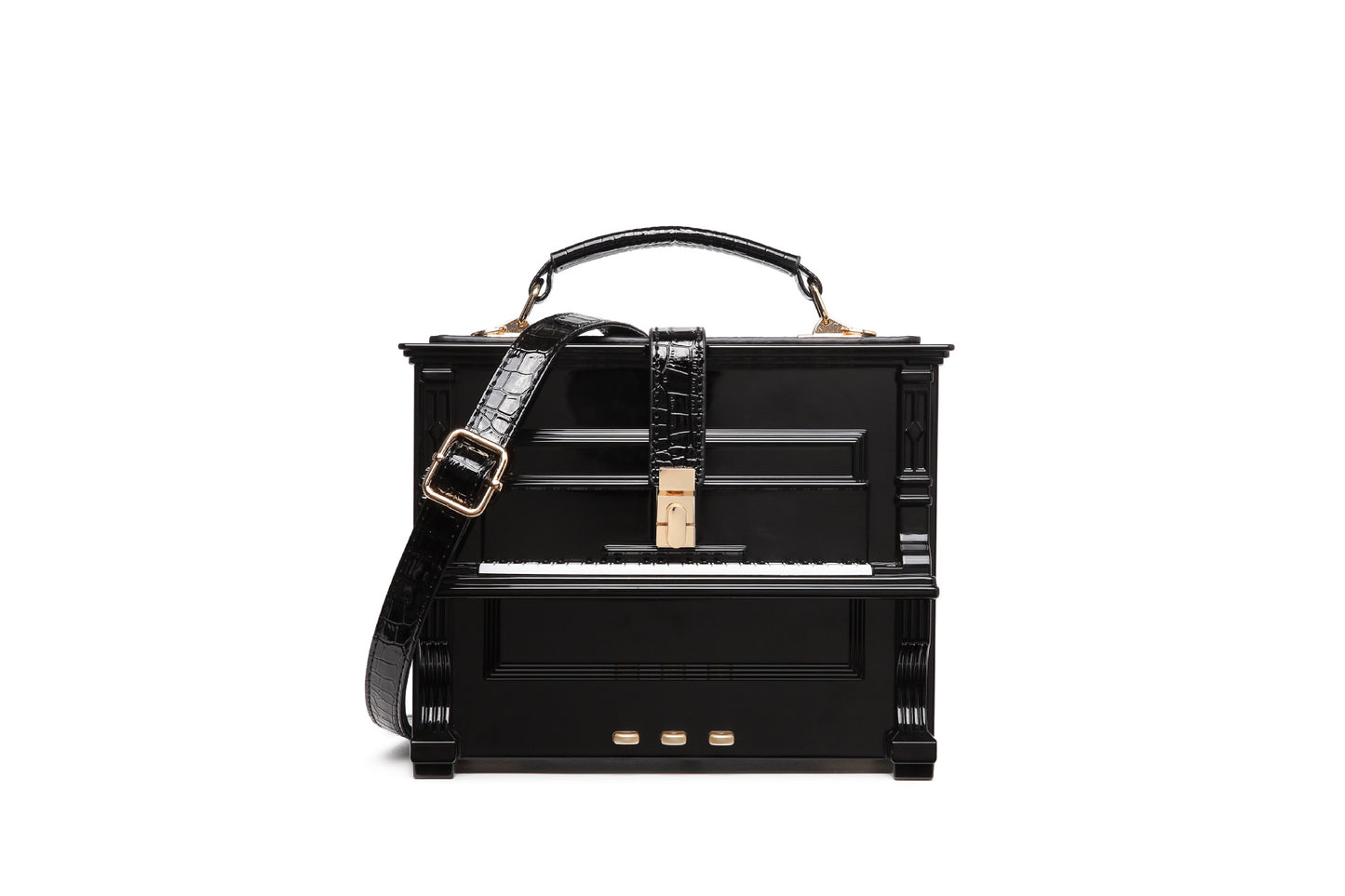 Charming Women's Portable Special Artificial Piano Women's Messenger Bag
