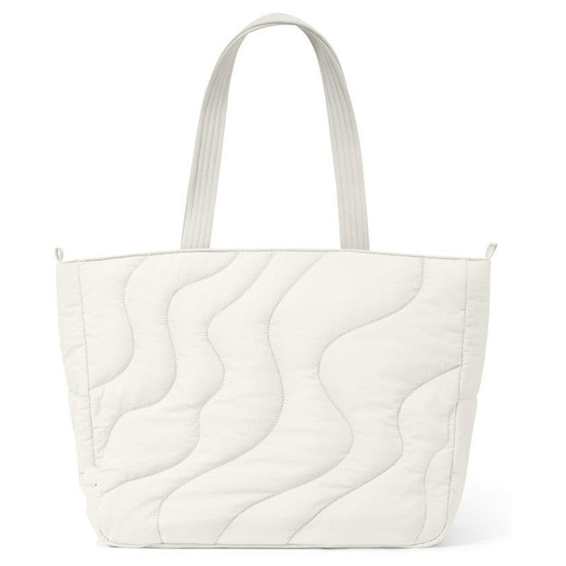 Cotton Simple Solid Color Large Capacity Totes Tote Bag