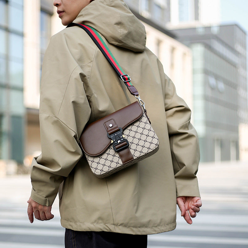 Men's High Quality Saddle Fashion Flap Bags