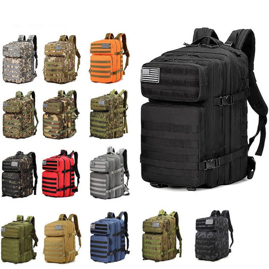 Military Fans Large Capacity Shiralee Camouflage Camping Sports Backpack