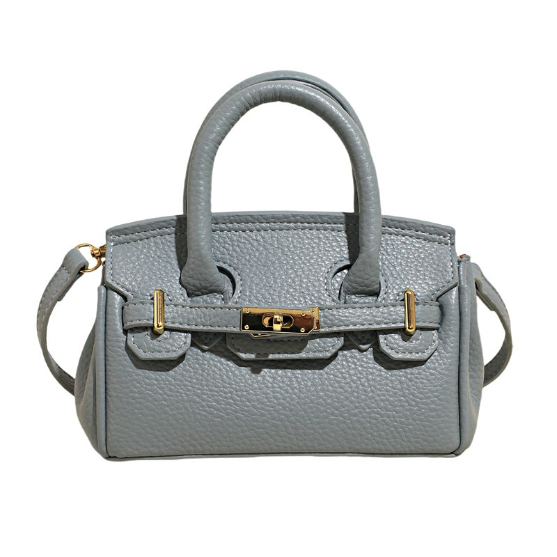Women's Quality Litchi Pattern Portable Temperament Wild Women's Messenger Bag