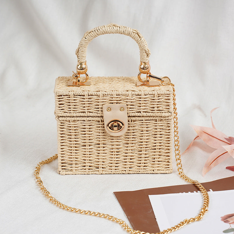 Women's Style Fashion Trend Paper String Straw Hand Everyday Joker Women's Shoulder Bag