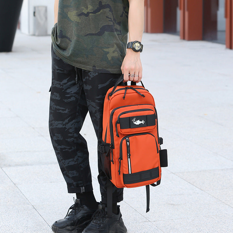 Men's Multifunctional Waterproof Lure Exercise Fishing Leisure Sports Backpack