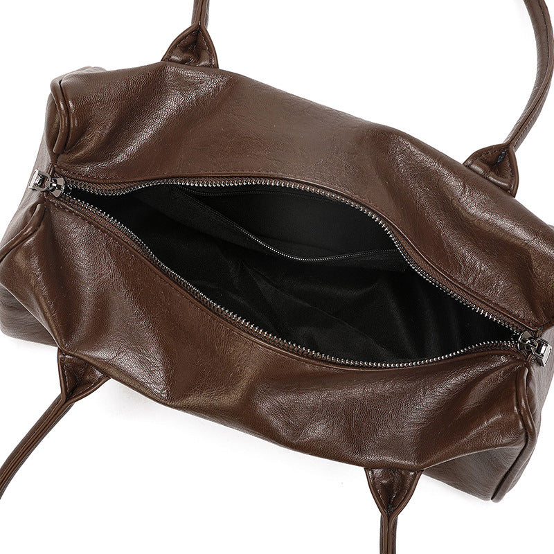 Women's Pillow Korean Retro Baguette Commute Portable Underarm Bag