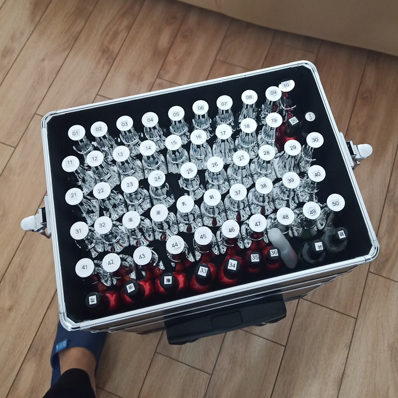 With Large Professional Makeup Specifically For Tattoo Eyelash Nail Cosmetic Cases