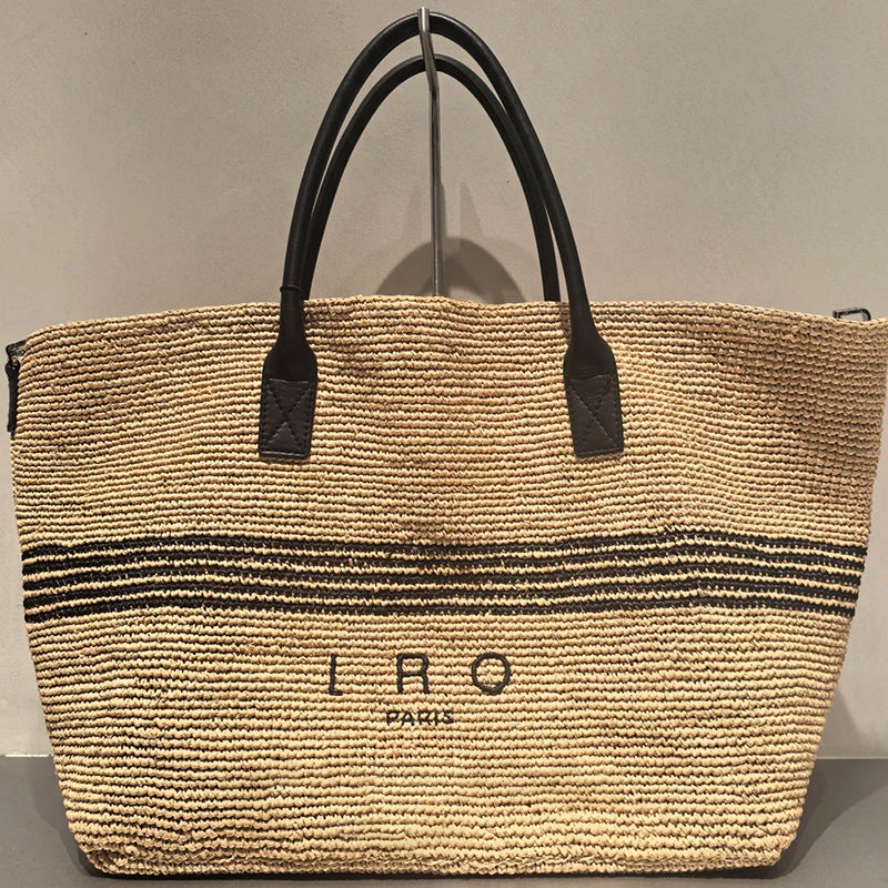 Woven Large Capacity Seaside Vegetable Basket Bags