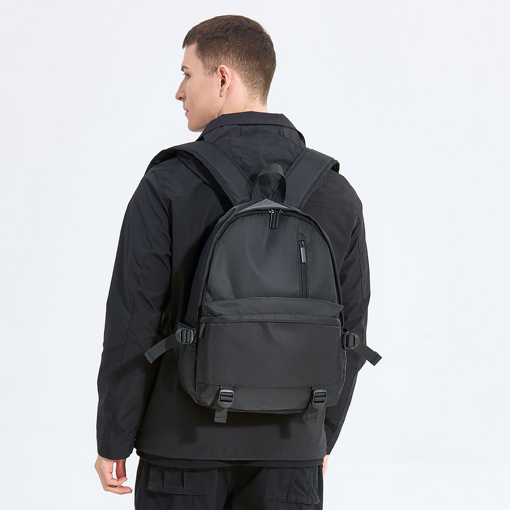 Men's Trendy Simplicity Large Capacity Junior High College Leisure Backpack