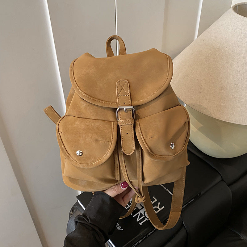 Women's Style Simple Large Capacity Solid Color Design Women's Shoulder Bag
