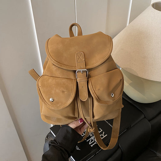 Women's Style Simple Large Capacity Solid Color Design Women's Shoulder Bag