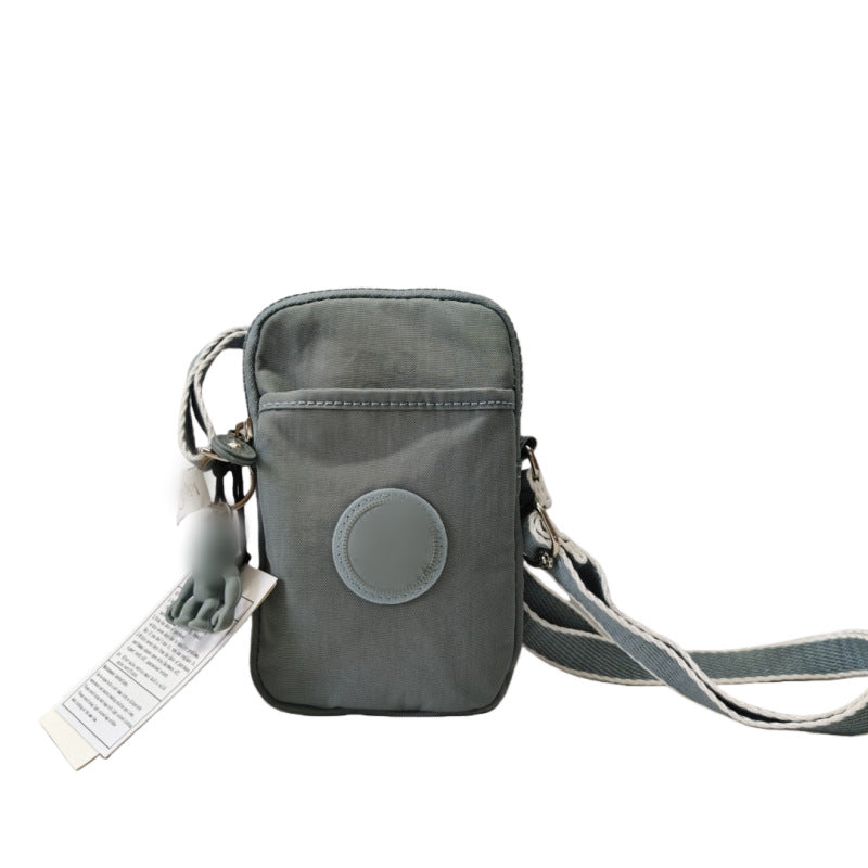 Women's & Men's Monkey Mobile Nylon Waterproof Fashion Lightweight Women's Messenger Bag