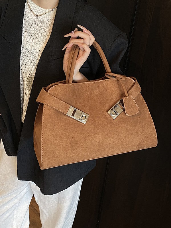 Women's Retro Frosted Leather Large Capacity Totes Women's Handbag