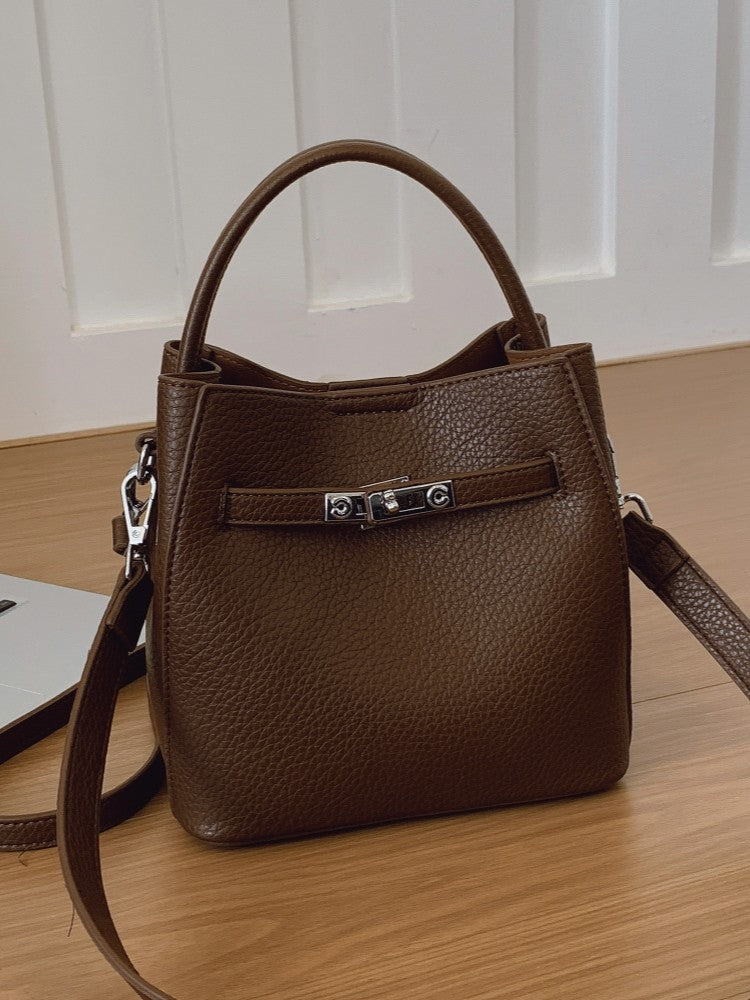 Women's Vintage Trendy Fashion High-grade Versatile Bucket Bag