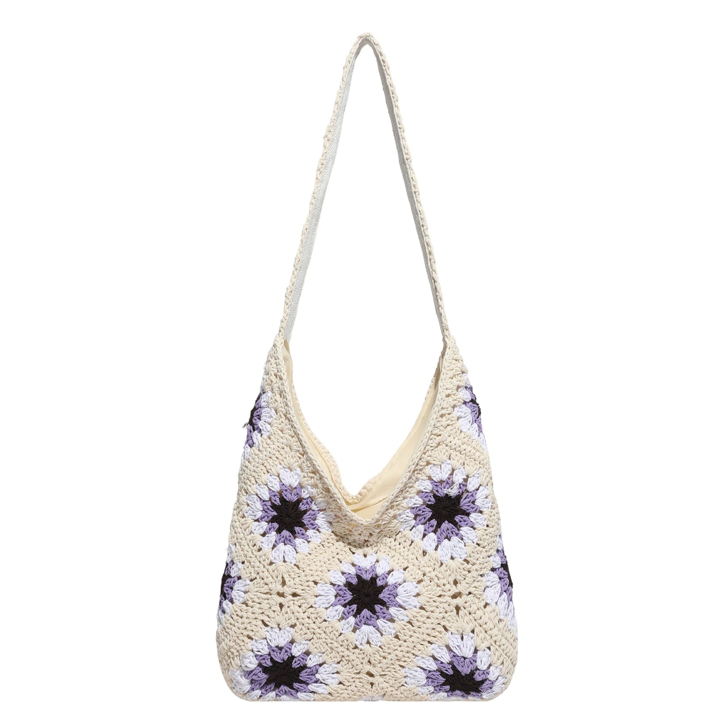Women's Korean Niche Design Hollow Sunflower Large Capacity For Women's Shoulder Bag