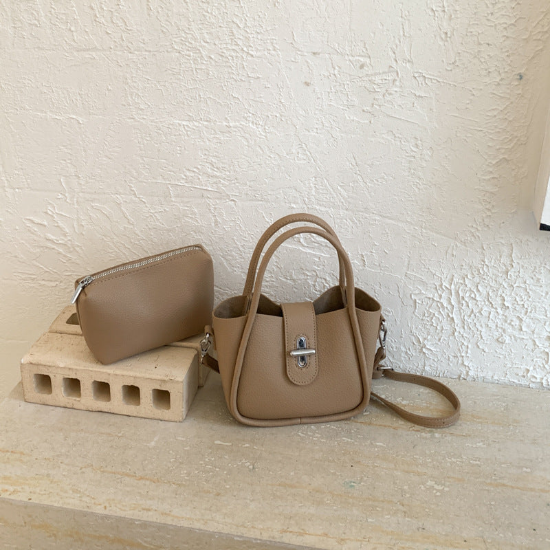 Women's Niche Spring Western Style Good-looking Bucket Bag